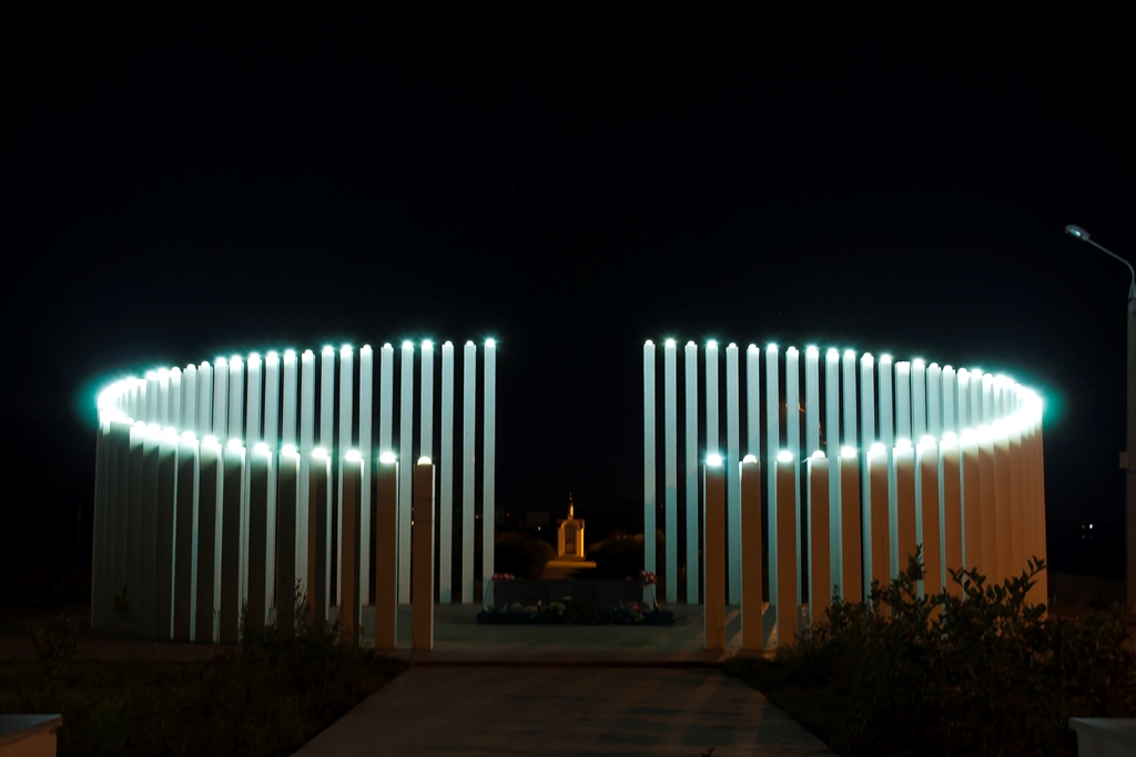 Архитектурное освещение Мемориала в Перми